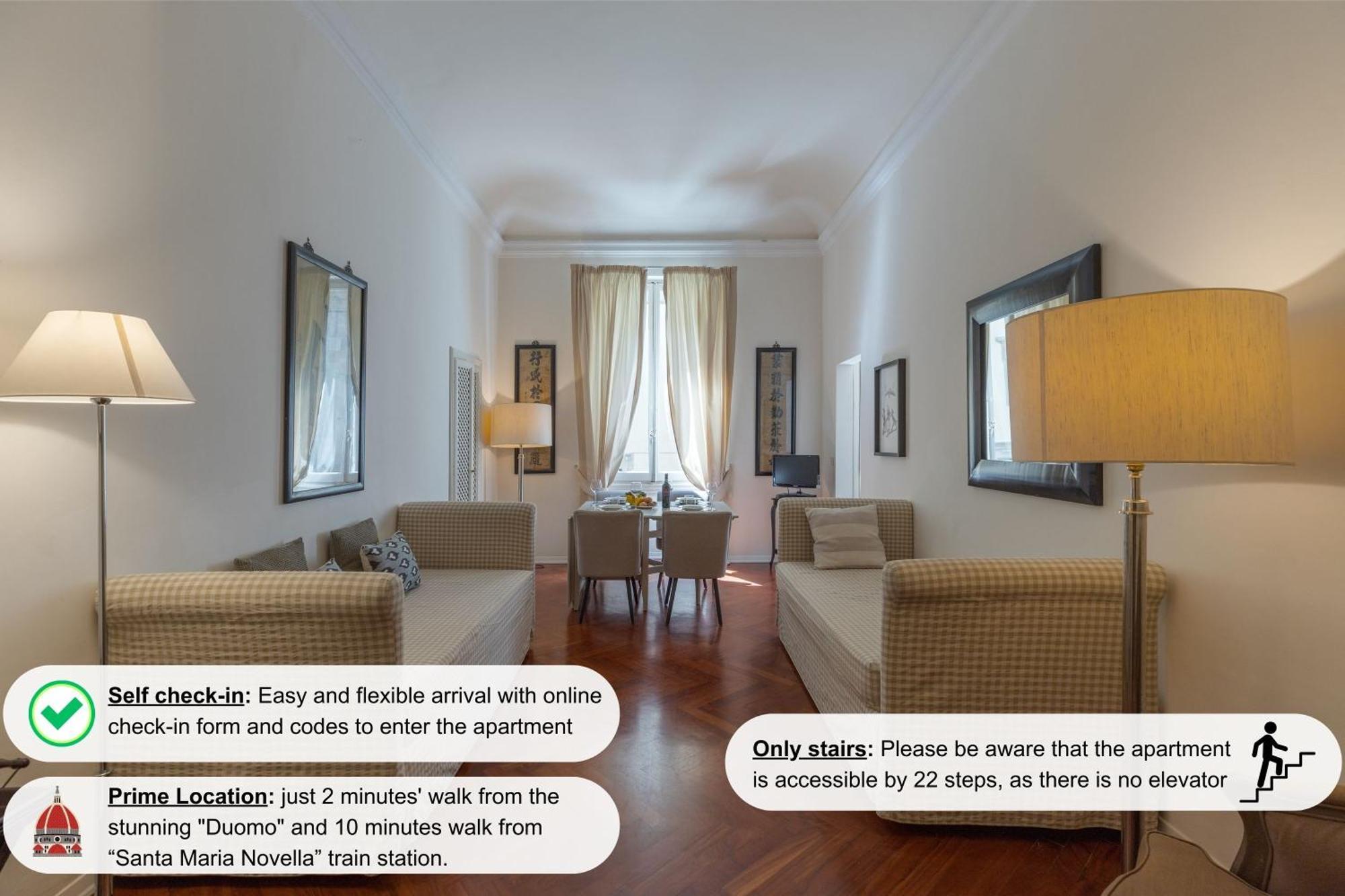 Big Apartment A Stone'S Throw From The Duomo Φλωρεντία Εξωτερικό φωτογραφία